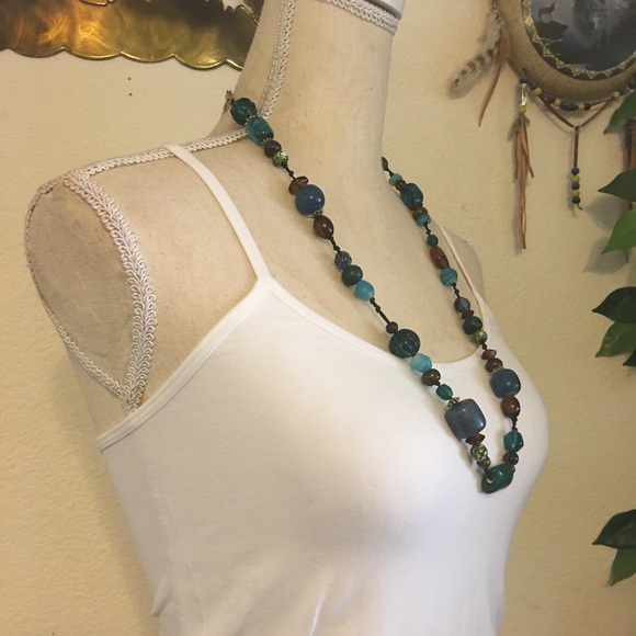 Victor Janson multi tone beaded necklace - Picture 2 of 8